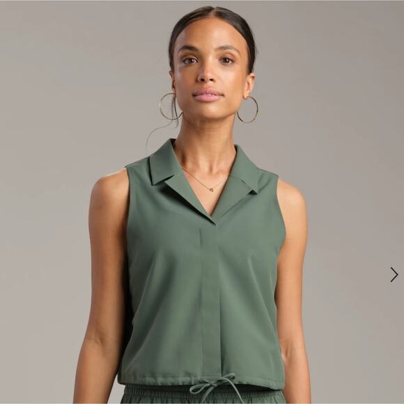 RHONE Tops - Rhone Green Mirage Sleeveless Performance Active Top XL